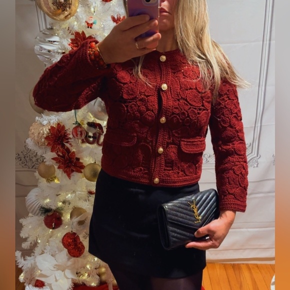 NWT ZARA MACRAMÉ CARDIGAN SIZE S and M 
🚨FIRM PRICE NO DISCOUNT - Picture 6 of 16